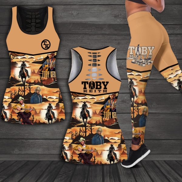 Toby Keith Hollow Tank Top Leggings - HUANNM 4454