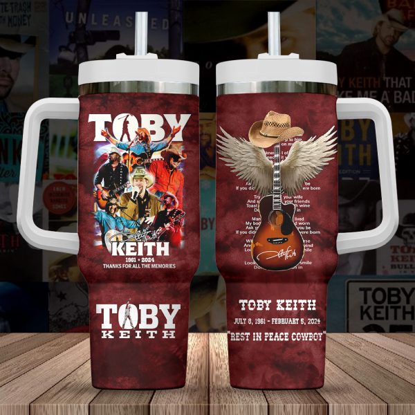Toby Keith 40oz Stanley Tumbler - HUANNM 4355