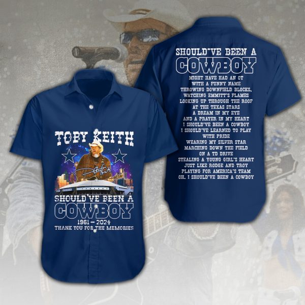 Toby Keith x Dallas Cowboys Short Sleeve Dress Shirt - MAITM 6283