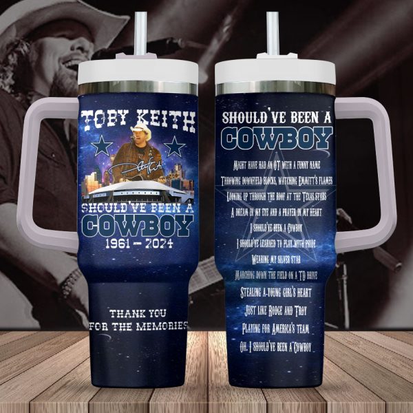 Toby Keith x Dallas Cowboys 40oz Stanley Tumbler - MAITM 6388