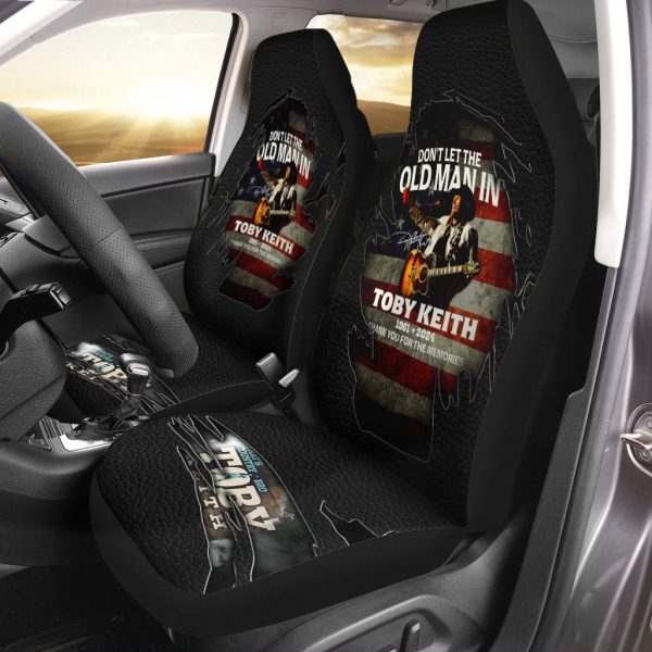 Toby Keith 2PCS Car Seat Cover - HUANNM 4166