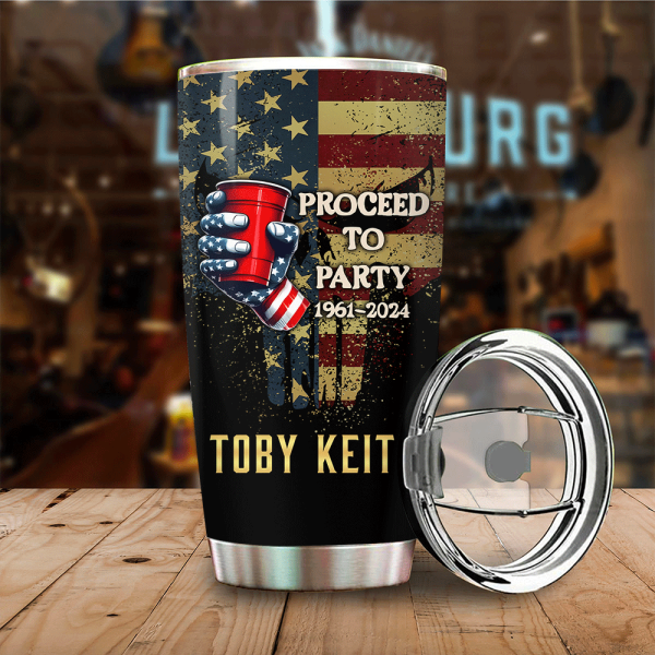 Toby Keith Tumbler Cup - HUANNM 4068