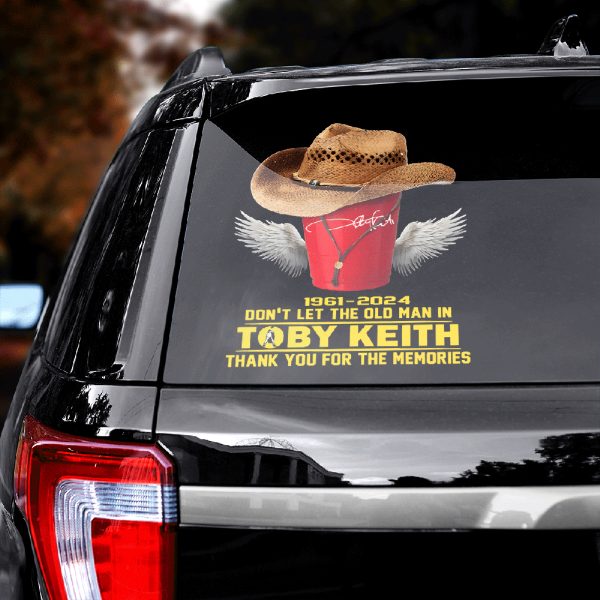 Toby Keith 3D Decal - HUANNM 4181