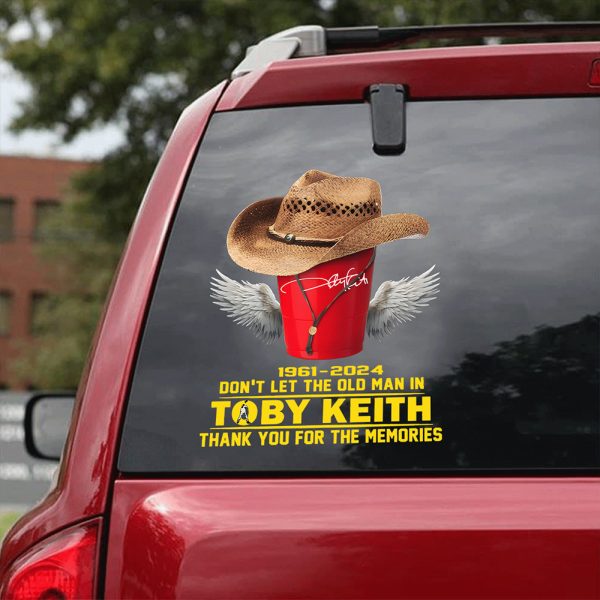 Toby Keith 3D Decal - HUANNM 4181