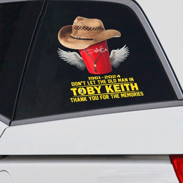 Toby Keith 3D Decal - HUANNM 4181