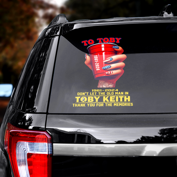 Toby Keith 3D Decal - HUANNM 4183