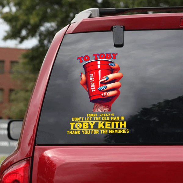 Toby Keith 3D Decal - HUANNM 4183