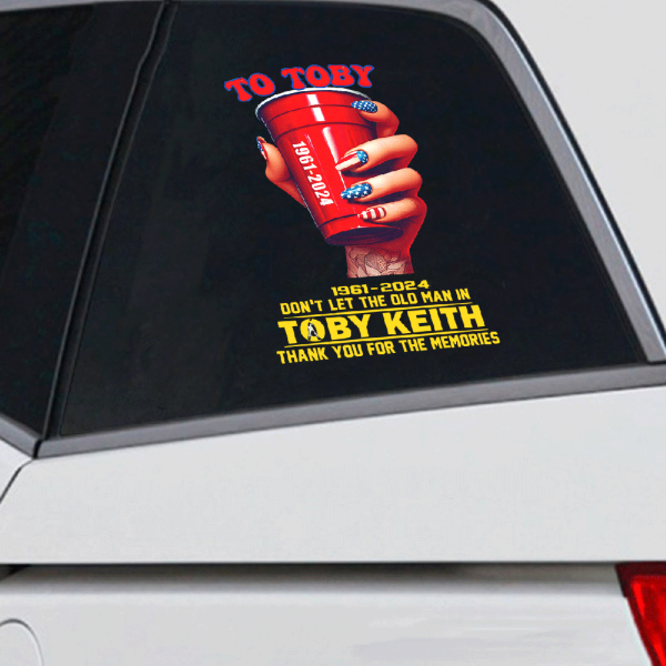 Toby Keith 3D Decal - HUANNM 4183