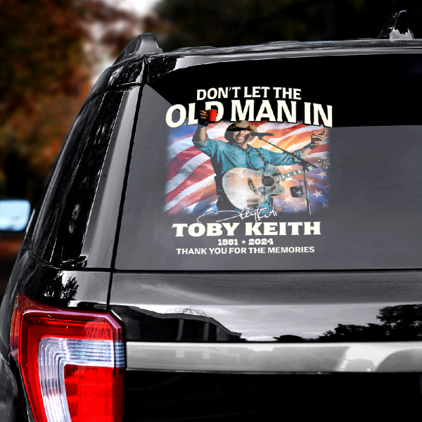 Toby Keith 3D Decal - HUANNM 4186