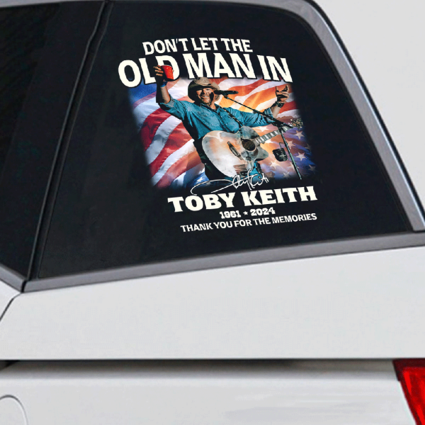 Toby Keith 3D Decal - HUANNM 4186