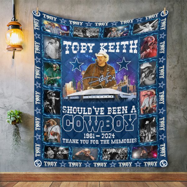 Dallas Cowboys x Toby Keith Quilt Blanket - MAITM 6436