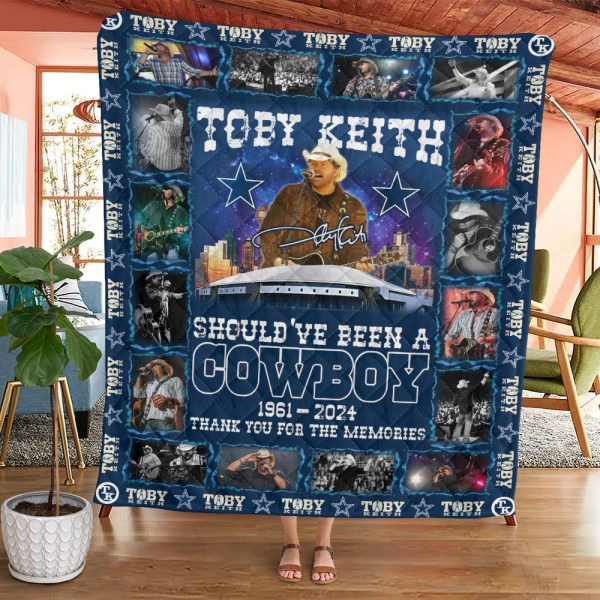 Dallas Cowboys x Toby Keith Quilt Blanket - MAITM 6436
