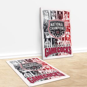 South Carolina Gamecocks Women's Basketball Canvas - ANHNV 4233