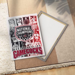 South Carolina Gamecocks Women's Basketball Canvas - ANHNV 4233
