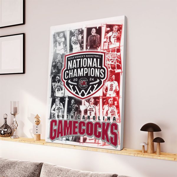South Carolina Gamecocks Women's Basketball Canvas - ANHNV 4233