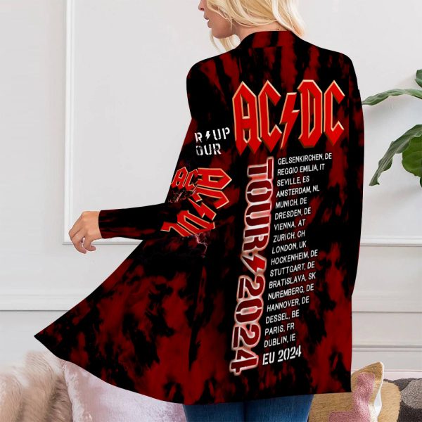Rock Music Women’s Patch Pocket Cardigan – HUANNM 5013.1