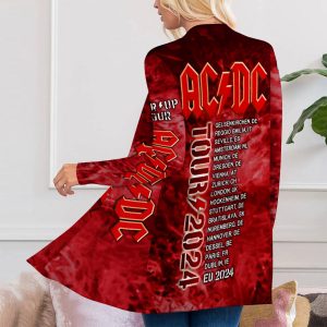 Rock Music Women's Patch Pocket Cardigan - HUANNM 5015