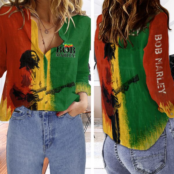 Bob Marley 3D Linen Shirt - HOATT 4914
