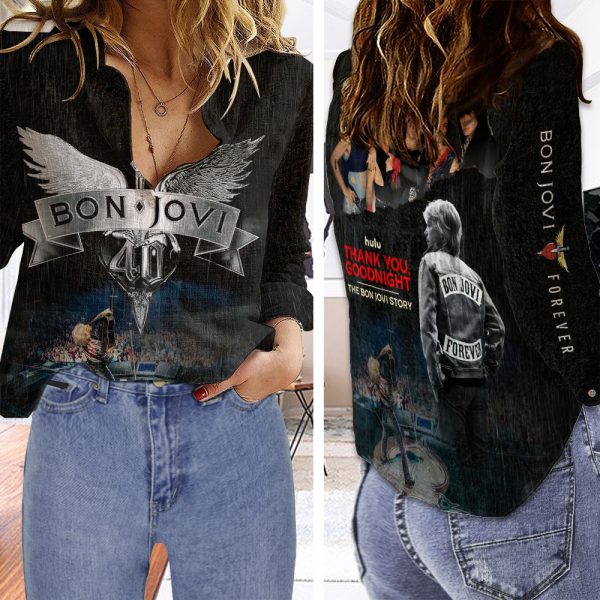 Bon Jovi 3D Linen Shirt - HUANNM 4981.1
