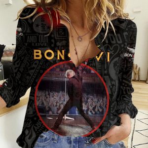 Bon Jovi 3D Linen Shirt - HUANNM 4991