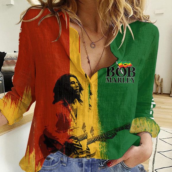 Bob Marley 3D Linen Shirt - HOATT 4914