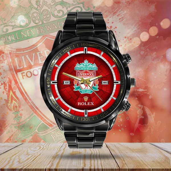 Liverpool FC x Rolex Black Stainless Steel Watch - MAITM 6796