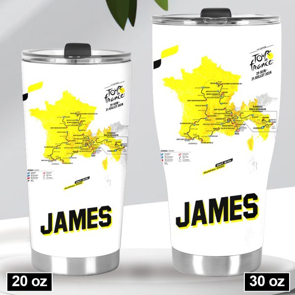 Personalized Tour de France Tumbler Cup - VANDH 2954