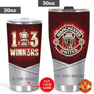 Personalized Manchester United Tumbler Cup - HOATT 4996