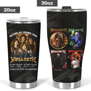 Megadeth Band Tumbler Cup - HUANNM 4902