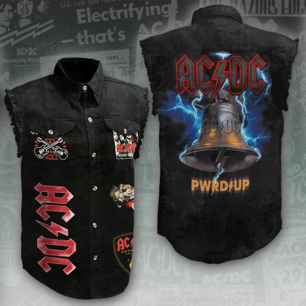 Rock Music 3D Lightweight Sleeveless Denim Shirt - ANHNV 4618