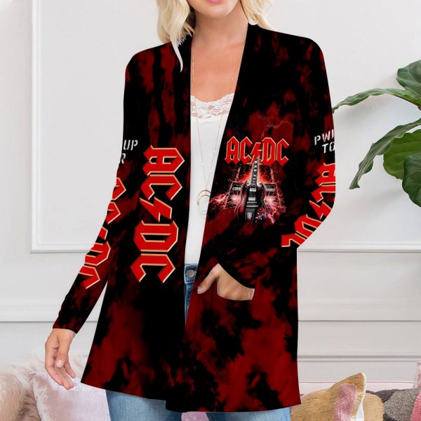 Rock Music Women’s Patch Pocket Cardigan – HUANNM 5013.1