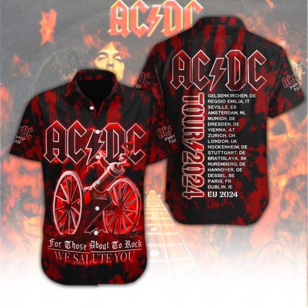 Rock Music Short Sleeve Dress Shirt - HUANNM 5016
