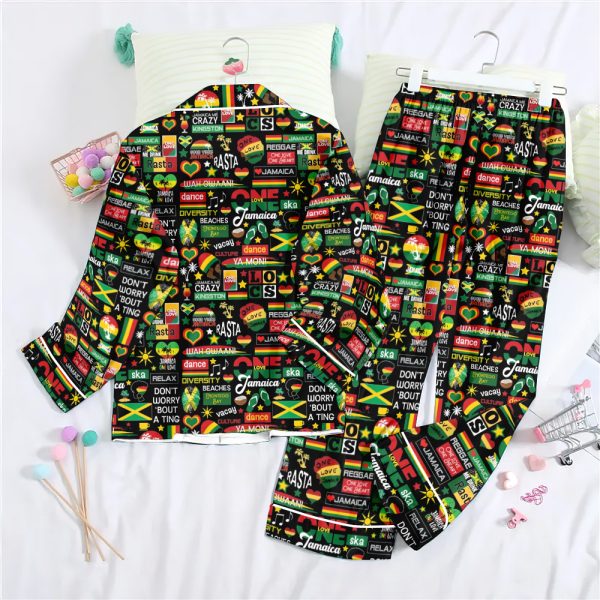 Bob Marley Button Down Pajamas Set – ANHNV 4363