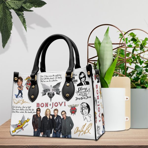 Bon Jovi Leather HandBag - ANHNV 4405