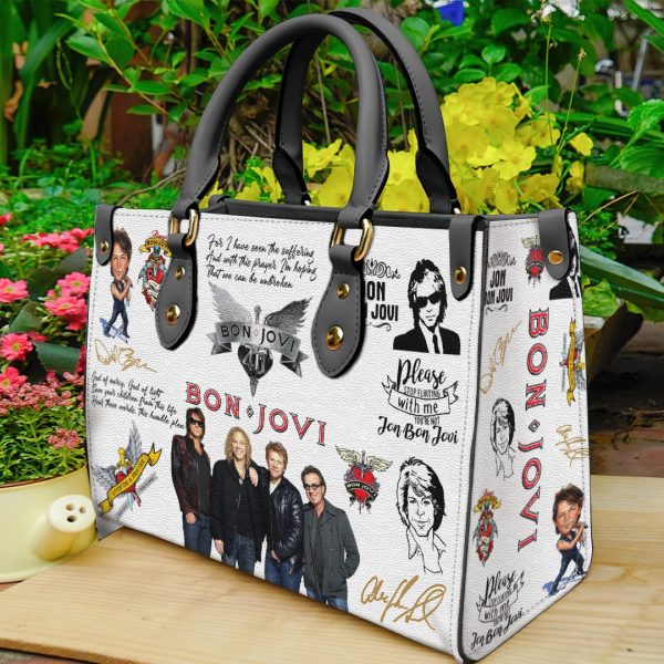 Bon Jovi Leather HandBag - ANHNV 4405