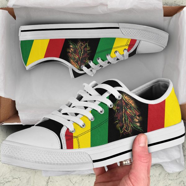 Bob Marley Low Top Canvas Shoes - ANHNV 4462