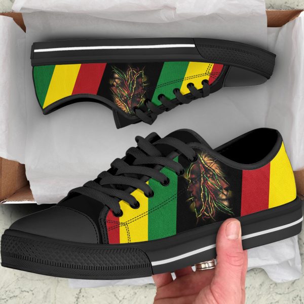 Bob Marley Low Top Canvas Shoes - ANHNV 4462