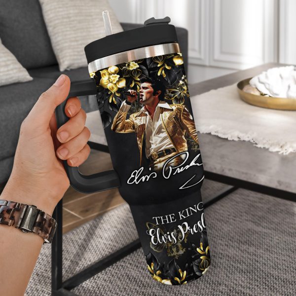 Personalized Elvis Presley 40oz Stanley Tumbler - ANHNV 4520