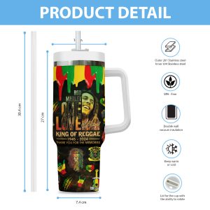 Bob Marley 40oz Stanley Tumbler - ANHNV 4616