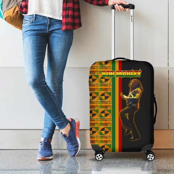 Personalized Bob Marley Luggage Cover - ANHNV 4623