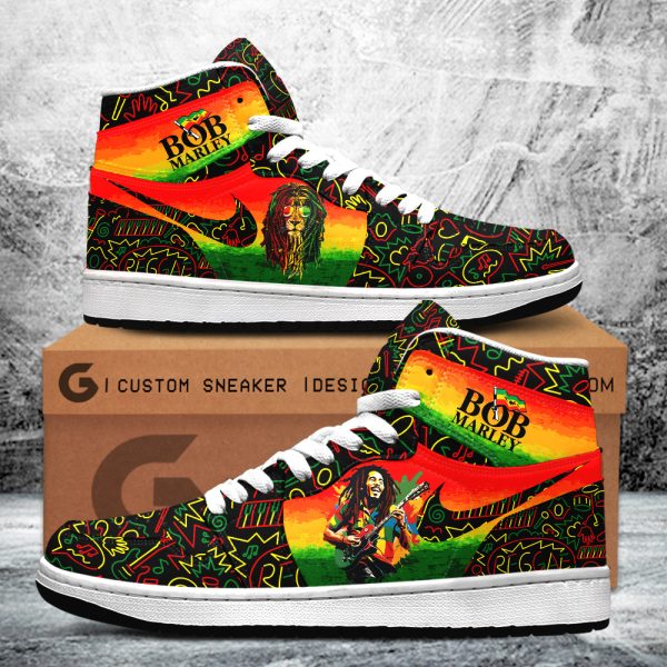 Bob Marley AJ 1 Sneaker - ANHNV 4642