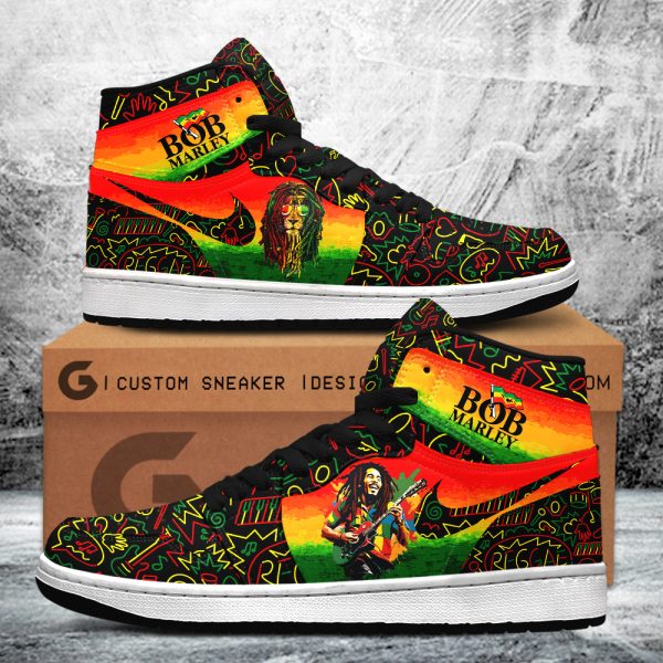 Bob Marley AJ 1 Sneaker - ANHNV 4642