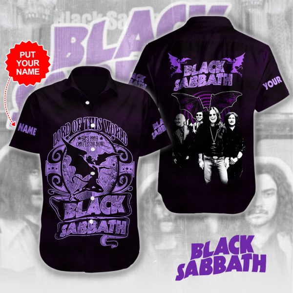 Personalized Black Sabbath Short Sleeve Dress Shirt - HUANNM 4913