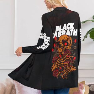 Personalized Black Sabbath Women's Patch Pocket Cardigan - HUANNM 4914