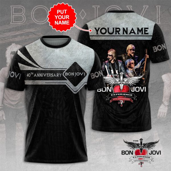 Personalized Bon Jovi 3D Apparel - HUANNM 5057