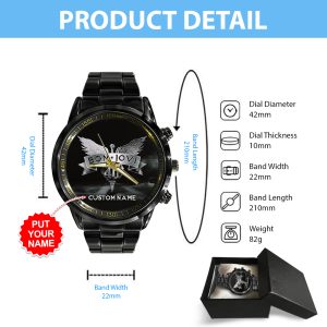 Personalized Bon Jovi Black Stainless Steel Watch - TANTN 6203