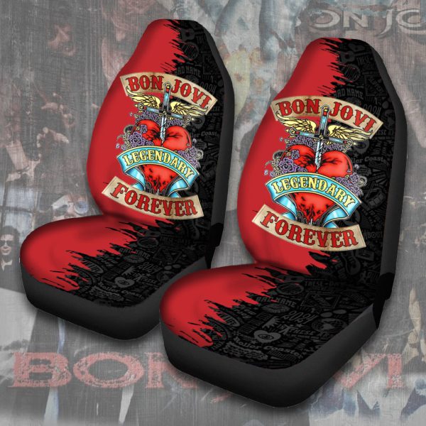 Bon Jovi 2PCS Car Seat Cover - ANHNV 4410