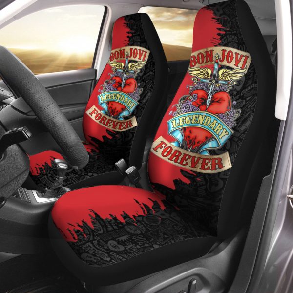 Bon Jovi 2PCS Car Seat Cover - ANHNV 4410