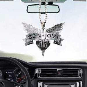 Bon Jovi Custom Shape 2-sided Acrylic Car Ornament - TANTN 6174
