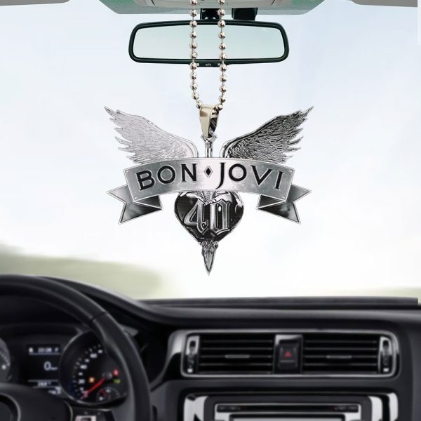 Bon Jovi Custom Shape 2-sided Acrylic Car Ornament - TANTN 6174
